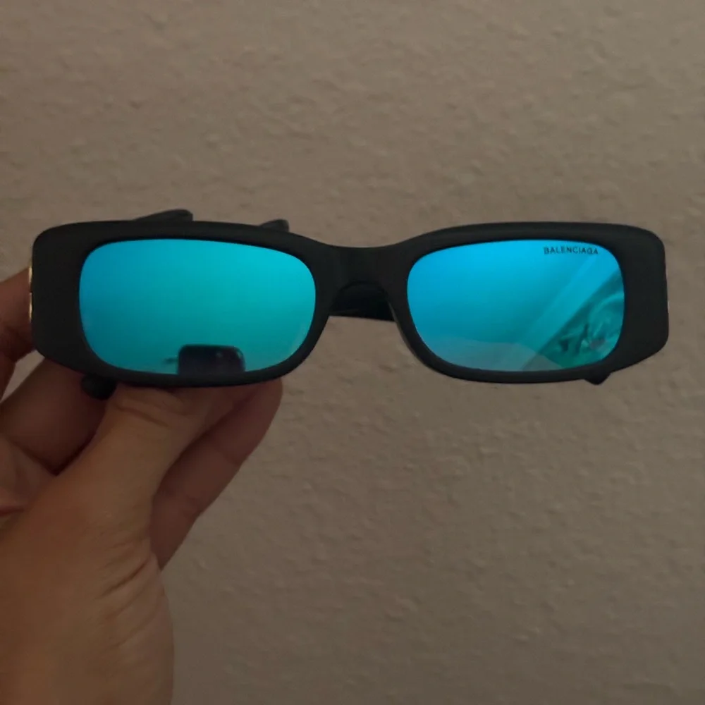 Balenciaga Black Wearable Tech Glasses